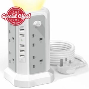 Tower Extension Lead 3M and Night Light