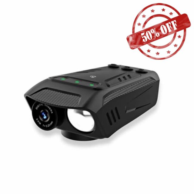 NEDIS Bicycle Camera - 1080p @ 30fps - 2 MPixels - 600 min - 70° - 600 min - Includes Bracket - Black