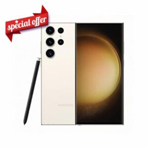 Samsung Galaxy S23 Ultra SM-S918B 17.3 cm (6.8") Android 13 5G USB Type-C 8 GB 256 GB 5000 mAh Cream (Renewed)
