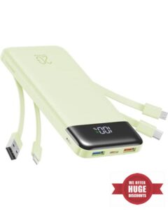 Charmast Power Bank with built-in Cables