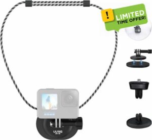 VIDIFY UURig Magnetic Chest Mount Neck Strap Holder for Action Cameras Mount Quick Release