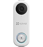 EZVIZ Dual-Lens Doorbell Camera Wireless, NO Monthly Fee, 32 GB Local Storage, Human/Package Dete...