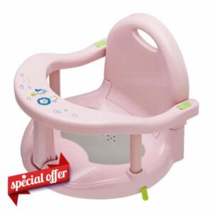 Baby Bath Support Seat Foldable Baby Bath Seat Ergonomic Baby Shower Chair Toddler Bathtub Seat with Suction Cup