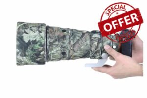 CHASING BIRDS Camouflage Waterproof Lens Coat for Sony FE 300mm F2.8 GM OSS Rainproof Lens Protective Cover (Pine Camouflage)