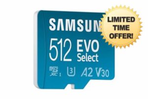 Samsung EVO Select (2024) microSD card + SD adapter