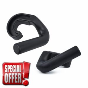 Ranuw NonSlip Fitness Hook Handle Grip Pulls Up Resistance Band Handle Cable Machine Attachments For Strength Training Barbell And Resistance Band