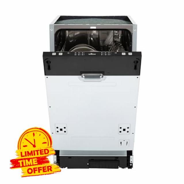 Willow WDW945I 45cm Integrated Slimline Dishwasher with 9 Place Settings