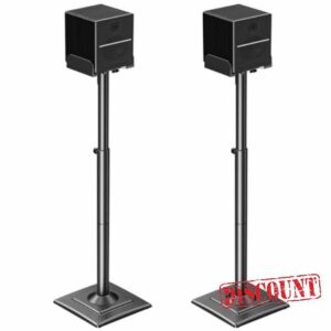 ELIVED Adjustable Height Speakers Stands