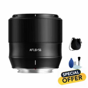 TTArtisan APS-C 56mm F1.8 AF Auto Focus AF Prime Large Aperture Lens for Sony E Mount Mirrorless Camera A7RII A7RIII A7RIV A7S3 A7MIII A7C A9 A6600 A6400 NEX-3 etc.