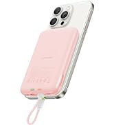 Charmast 10000mAh Power Bank with Built in Cable,20W PD Fast Charging Mini Portable Charger USB C...