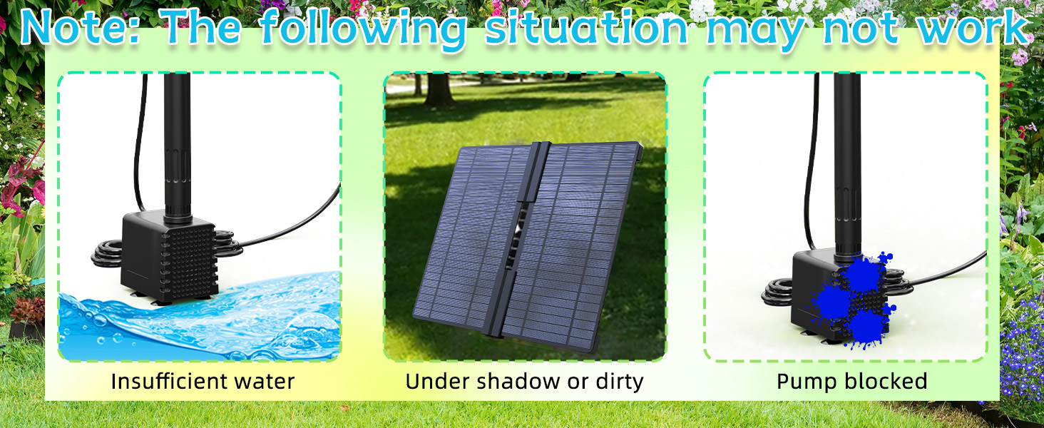 solar water fountain