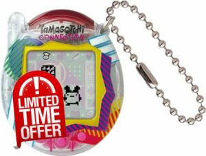 Bandai Tamagotchi Connection Digital Pet Clear Retro Shell | Tamagotchi Virtual Pet Electronic Toy With Infra-Red Connection For Shared Fun | Kids Toys For Girls And Boys Are Great Japanese Gifts