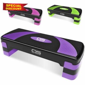 Aerobic Stepper platform -Step Steps board High - Exercise 2-5 Level Adjustable Height Fitness Workout Yoga Pilates Fitness Home Gym Removable Step Rise block