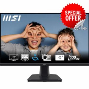 MSI PRO MP275 27 Inch Full HD Office Monitor - 1920 x 1080 IPS Panel