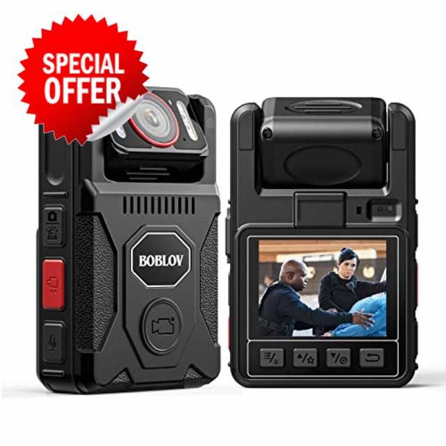 BOBLOV M7 Pro 4K Body Camera