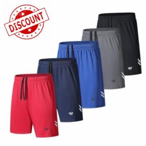 fovdtaa 5 Pack Mens Sports Shorts Men's Athletic Shorts with Pockets and Elastic Waistband