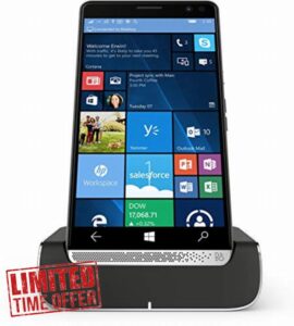 HP Elite x3 (5.96 inch) 3-in-1 Tablet PC Snapdragon (820) 2.15GHz 4GB 64GB eMMC WLAN BT Camera Windows 10 Mobile (Adreno 530) (Renewed)
