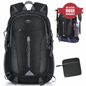 RAINSMORE Hiking Backpack 40L Lightweight Foldable Rucksack for Men Women Water Resistant Backpack Durable Packable Travel Daypack for Camping Climbing Walking Mountaineer Sports Outdoo
