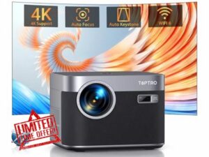 Projector 4K with WiFi and Bluetooth