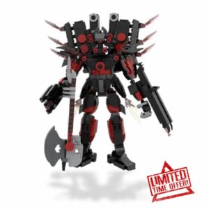 Skibid Toilet Series Building Block Toy