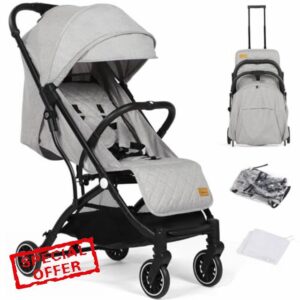 Hello-5ive Lightweight Travel Stroller - Compact Baby Pushchair with Adjustable Seat