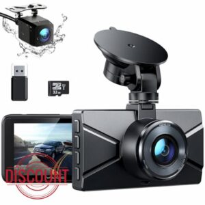 WOLFANG Dash Cam Front and Rear 2.5K