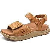 ONCAI Walking Sandals Womens,Arch Support Hiking Sandals with Orthotic Outdoor Footbed for Planta...