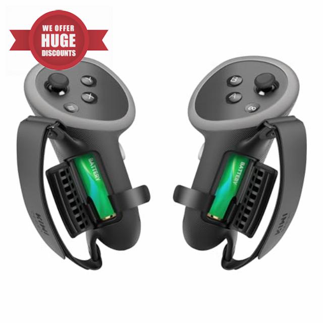 KIWI design Upgraded Controller Grips Cover Compatible with Quest 3 Accessories