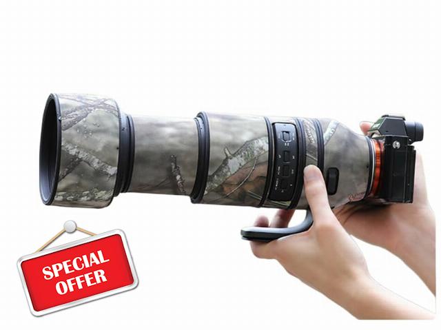 CHASING BIRDS Camouflage Waterproof Lens Coat for TAMRON 150-500mm F5-6.7 Di III VC VXD Rainproof Lens Protective Cover (Pine Camouflage