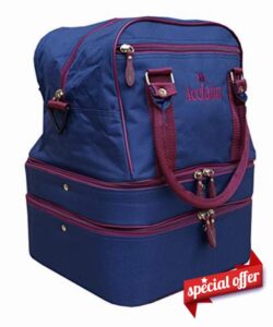 Acclaim Blyth Mini Nylon Triple Decker Four Bowls All Round Lawn Carpet Bowling Bag with Shoulder Strap New 2024 Model
