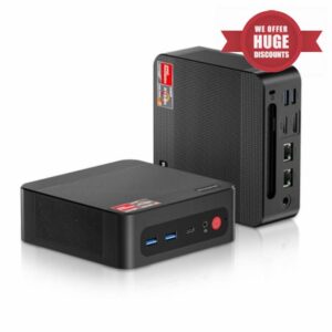 BOSGAME [Dual LAN] Mini PC Windows 11 Pro