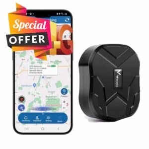 Winnes GPS 4G discreet GPS Tracker iOS android APP NO Monthly Fee Battery Power Magnetic Car Safety Alarm Anti Theft Vehicle Tracking Devices for Car Van Trailer Digge