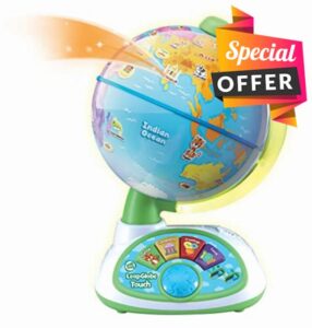 LeapFrog LeapGlobe Touch | Educational Learning Globe for Kids | Suitable for Boys & Girls 3