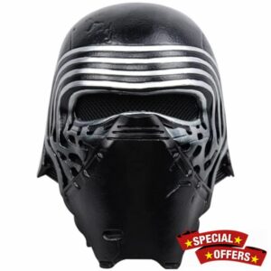 Applysu Kylo Ren Mask Deluxe Black Series Helmet Full Head Kylo Ren Helmet Costume Halloween Masquerade Cosplay Props