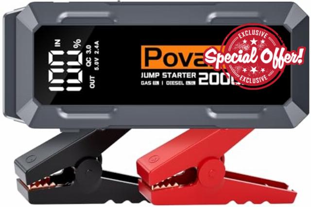Povasee Jump Starter Power Pack