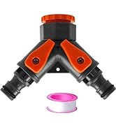 Hose Connector Fittings Set for Indoor & Outside- Hose End Connector,Hose Waterstop Connector,Dou...