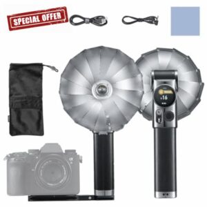 Godox Lux Master Retro Camera Flash GN25 2.4G Wireless Sync TTL Auto Flash HSS Tiltable Flash Head Replacement for Canon Nikon Sony Fujifilm Olympus
