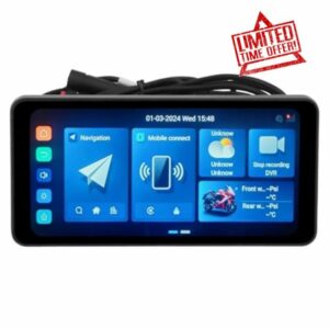 7inch Motorcycle GPS Navigator For Android Auto Multimedia Display Navigation System For Traveling Daily Riding Convenient Route Finding Solutio