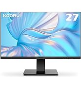 KOORUI 24 Inch Computer Monitor FHD 1920 x 1080p 100HZ, Built-in Speakers, Ultra-Slim Bezels, 75m...