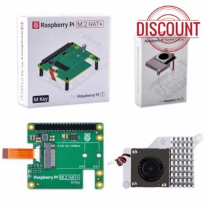 GeeekPi Official Raspberry Pi M.2 Hat+ with Raspberry Pi 5 Active Coole