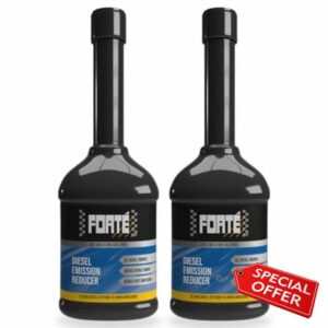 Generic 2× Forte Diesel Emission Reducer 400ml - Cleaner Solution for Emission Control and Enhanced Performance