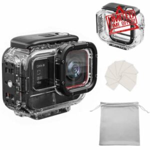 Buziba Waterproof Case Underwater Dive Case Protective Shell for Insta360 Ace Pro Action Camera 60M/197FT Diving Housing Cover Shell