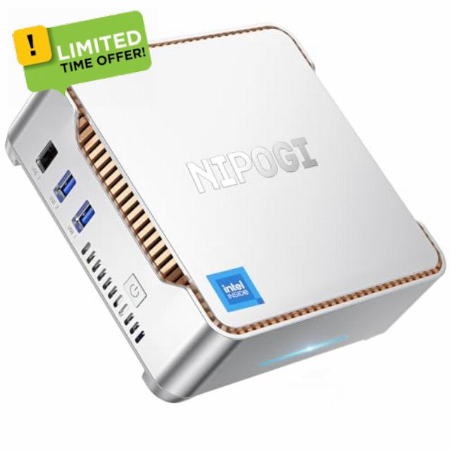 NiPoGi Mini PC Ιntel Alder Lake-N97(Beat N100/N95