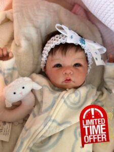 Zero pam Reborn Dolls Girl 50cm Realistic Baby Doll Newborn Real Life Like Reborn Babies That Look Real Life Size Silicone Reborn Baby Dolls Soft Cloth Body With Accessories