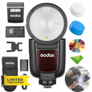 Godox V1 V1Pro F Flash for Fuji Camera TTL Speedlight