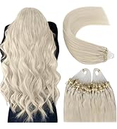 YoungSee Nano Hair Extensions Human Hair Balayage Nano Bead Hair Extensions Human Hair Balayage D...