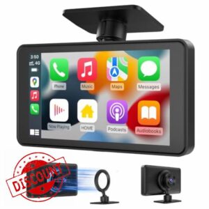 Portable Car Stereo with 2.5K Dashcam