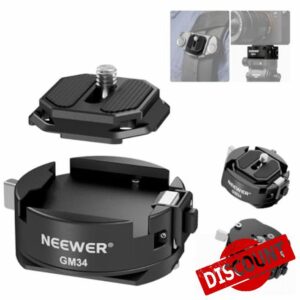 NEEWER GM34 Camera Quick Release Plate Kit