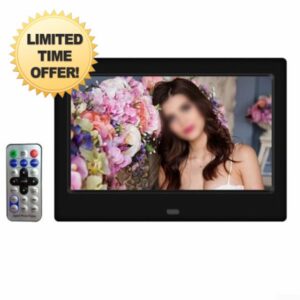 7 Inch IPS Digital Picture Frame Full Angle High Resolution LCD Screen