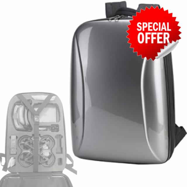 Honbobo Avata 2 Backpack Compatible with DJI Avata 2/DJI Goggles 3/DJI RC Motion 3/DJI FPV Remote Controller 3 Carrying Case Shoulder Bag (Metallic Gray)